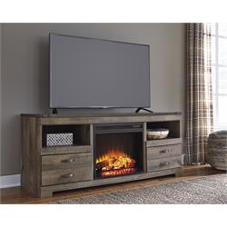 ASHLEY FIREPLACE TV STAND (TRINELL)  W446-68 / W100-101 Image