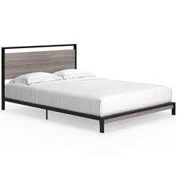 ASHLEY QUEEN SIZE PLATFORM BED (DONTALLY) B024-81 Image